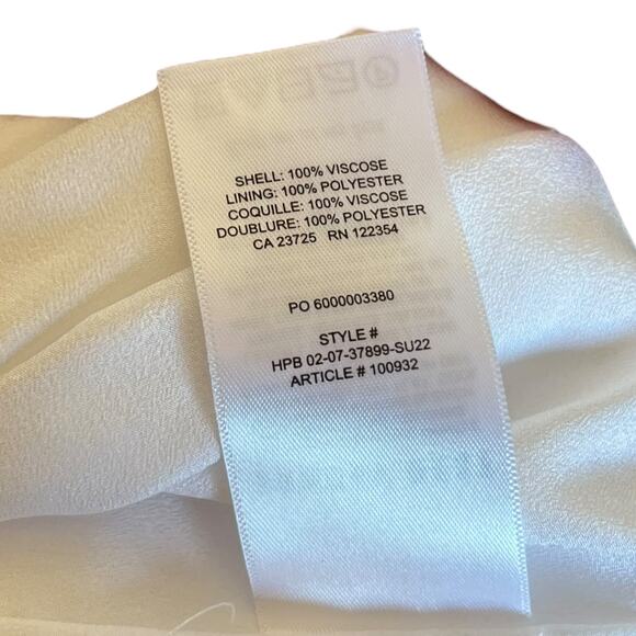 Aritzia Sunday Best Tatiana Mini Skirt Crepe White Leg Slit Pencil Preppy Size 2 - Picture 8 of 9